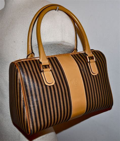 fendi striped doctor bag